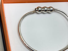Load image into Gallery viewer, Silver Cape Cod Triple Bead Bracelet