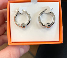 Load image into Gallery viewer, Cape Cod Sterling Silver Hoop Earrings