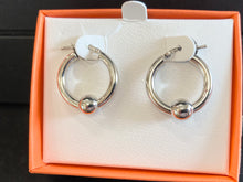 Load image into Gallery viewer, Cape Cod Sterling Silver Hoop Earrings