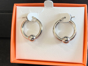 Cape Cod Sterling Silver Hoop Earrings
