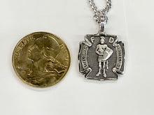 Load image into Gallery viewer, Saint Florian Silver Medal And Chain Religious
