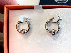 Cape Cod Silver Hoop Earrings