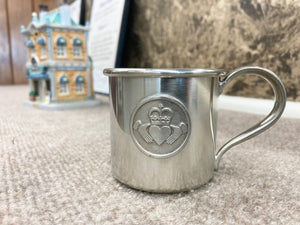 Claddagh Pewter Baby Cup