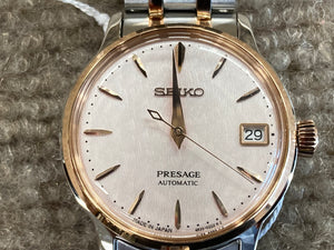 Seiko Automatic Pink Champagne Colored Watch