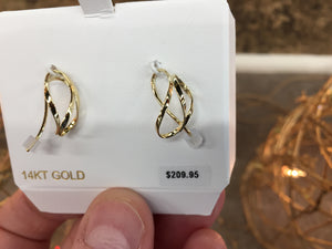 14 K Gold Earrings