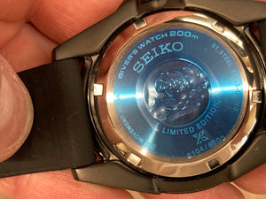Seiko Automatic Divers Samurai Limited Edition Prospex Watch