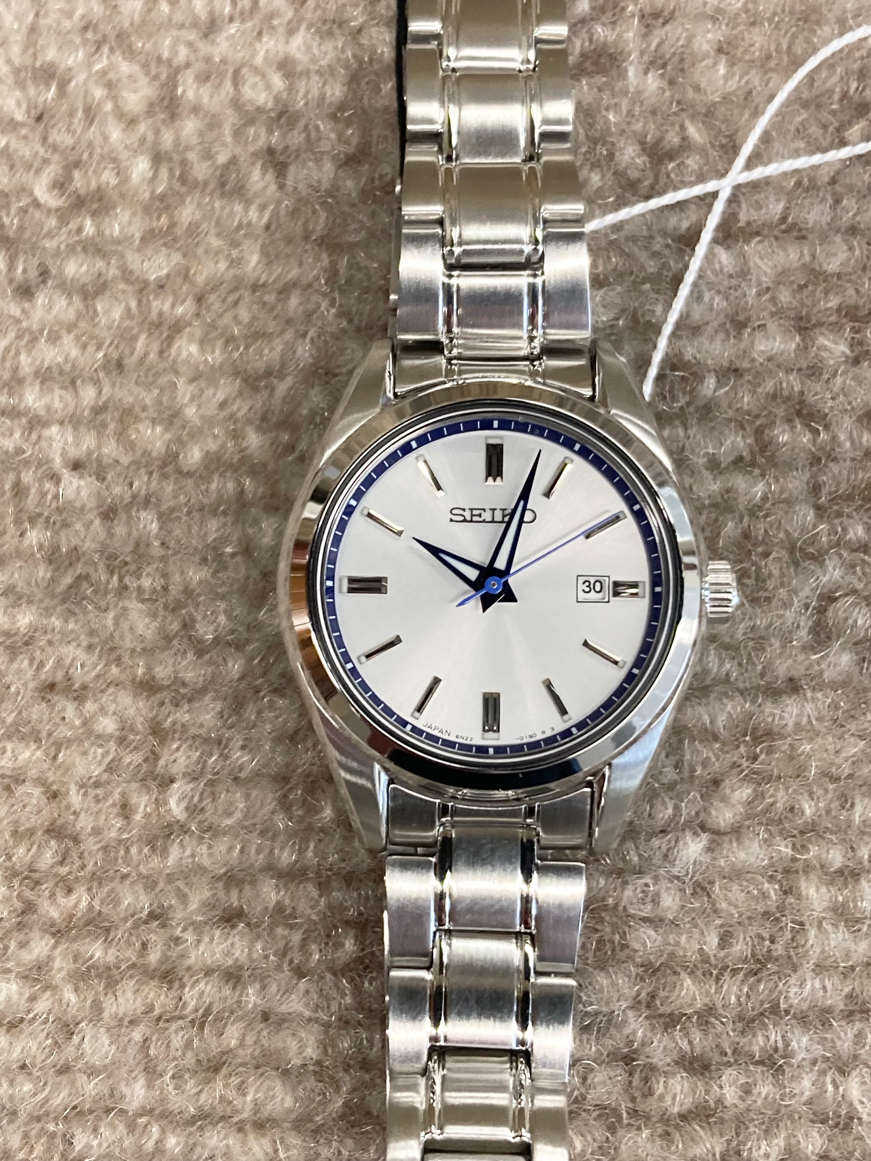 studie amatør indsats Seiko Women's Silver And Blue Colored Watch – DeGrandpre Jewelers