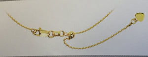 14K Yellow Gold Double Layer Adjustable Lariat Y Necklace