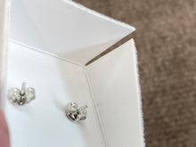 Load image into Gallery viewer, Silver Swarovski Zirconium Earrings