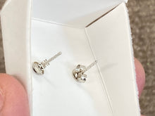Load image into Gallery viewer, Silver Dangle Horse Crystal Earrings