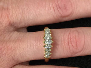 Marquise Diamond Ring 18 K Gold 0.65 Carats