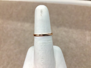 14K Rose Gold Thin Wedding Ring