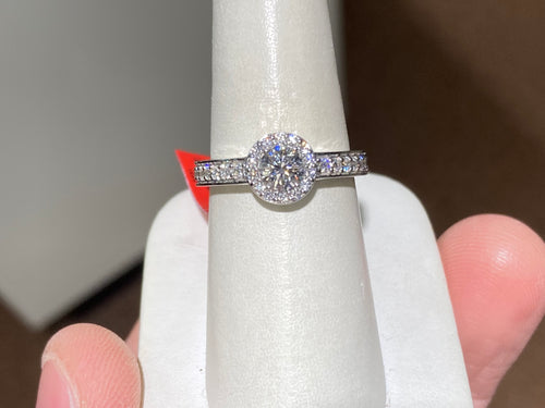 Lab Grown Diamond Engagement Ring White gold