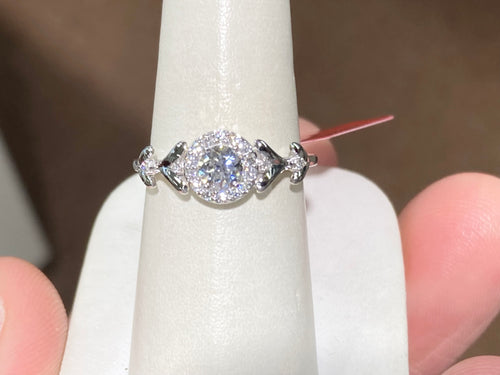 White Gold Diamond Engagement Ring