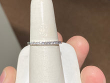 Cargar imagen en el visor de la galería, Diamond White Gold Wedding Ring