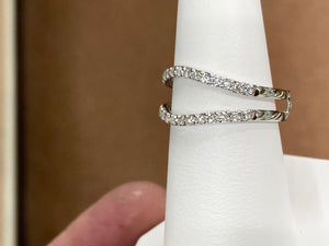 Diamond Wrap Wedding Ring White Gold