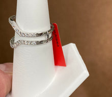 Load image into Gallery viewer, Diamond Wedding Wrap White Gold