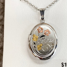 Load image into Gallery viewer, Silver Mom Locket With Chain