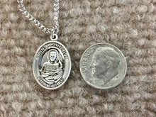 Load image into Gallery viewer, Saint Lawrence Silver Pendant With 18 Inch Chain Religious