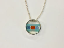 Load image into Gallery viewer, Onyx And Turquoise Sphere Pendant BY John Kennedy