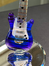 Load image into Gallery viewer, Purple Haze Glass Guitar Figurine