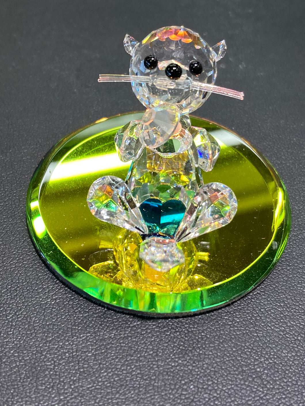 Chillin Otter Crystal Figurine