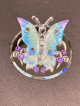 Load image into Gallery viewer, Blue Butterfly Glass Figurine