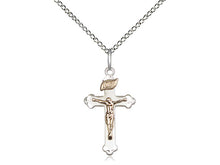 Load image into Gallery viewer, Gold Filled And Silver Crucifix With Chain