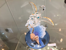 Load image into Gallery viewer, Sea Turtle And Shells Glass Figurine