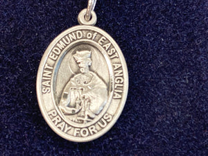 Saint Edmund Of East Anglia With Chain Religious
