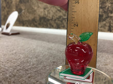 Load image into Gallery viewer, Teachers Apple Glass Figurine ju