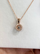 Load image into Gallery viewer, Swarovski Zirconia Rose Gold Plated Necklace