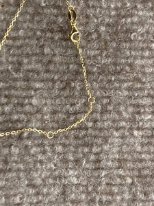 Gold Plated Swarovski Zirconia Adjustable Necklace