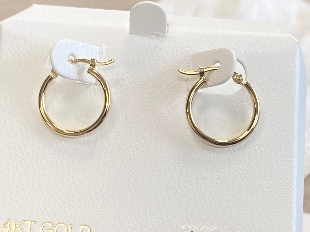 Gold Small Hoop Earrings