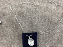 Load image into Gallery viewer, Our Lady Of All Nations Silver Pendant And Chain