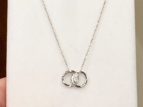 White Gold Diamond Necklace