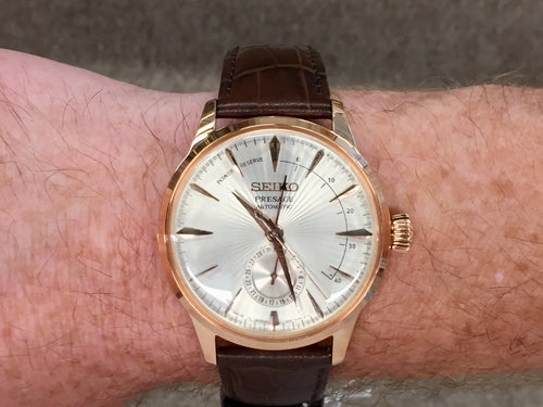 Seiko Presage Automatic Rose Gold Tone Watch