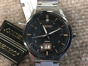 Seiko Stainless Steel Watch With Date