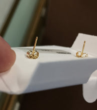Load image into Gallery viewer, Sky Blue Topaz 14K Yellow Gold Earrings