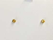 Charger l&#39;image dans la galerie, Citrine Gold Small Stud Earrings