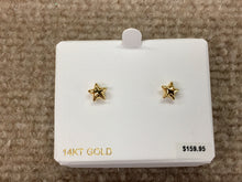 Charger l&#39;image dans la galerie, Gold Star Earrings