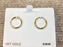 Load image into Gallery viewer, Gold Small Hoop Earrings