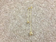 Load image into Gallery viewer, 14 K Yellow Gold Dangle Earrings