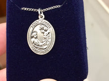 Cargar imagen en el visor de la galería, Saint Cecilia Silver Pendant With 18 Inch Silver Chain Religious