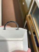 Load image into Gallery viewer, Tantalum With Black Zirconium Wedding Ring