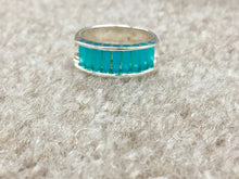Load image into Gallery viewer, Glacier Blue Onyx Silver Ring