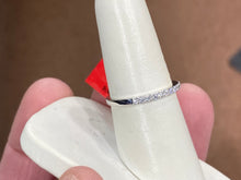 Load image into Gallery viewer, Lab Created Diamond White Gold Wedding Ring