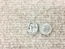 Cargar imagen en el visor de la galería, Saint Joseph Silver Pendant With 18 Inch Chain Religious