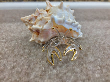 Load image into Gallery viewer, Hermit Crab Glass Figurine