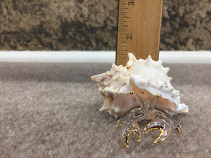 Hermit Crab Glass Figurine